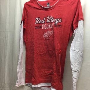 Detroit Red Wings Hockey Long Sleeve Shirt